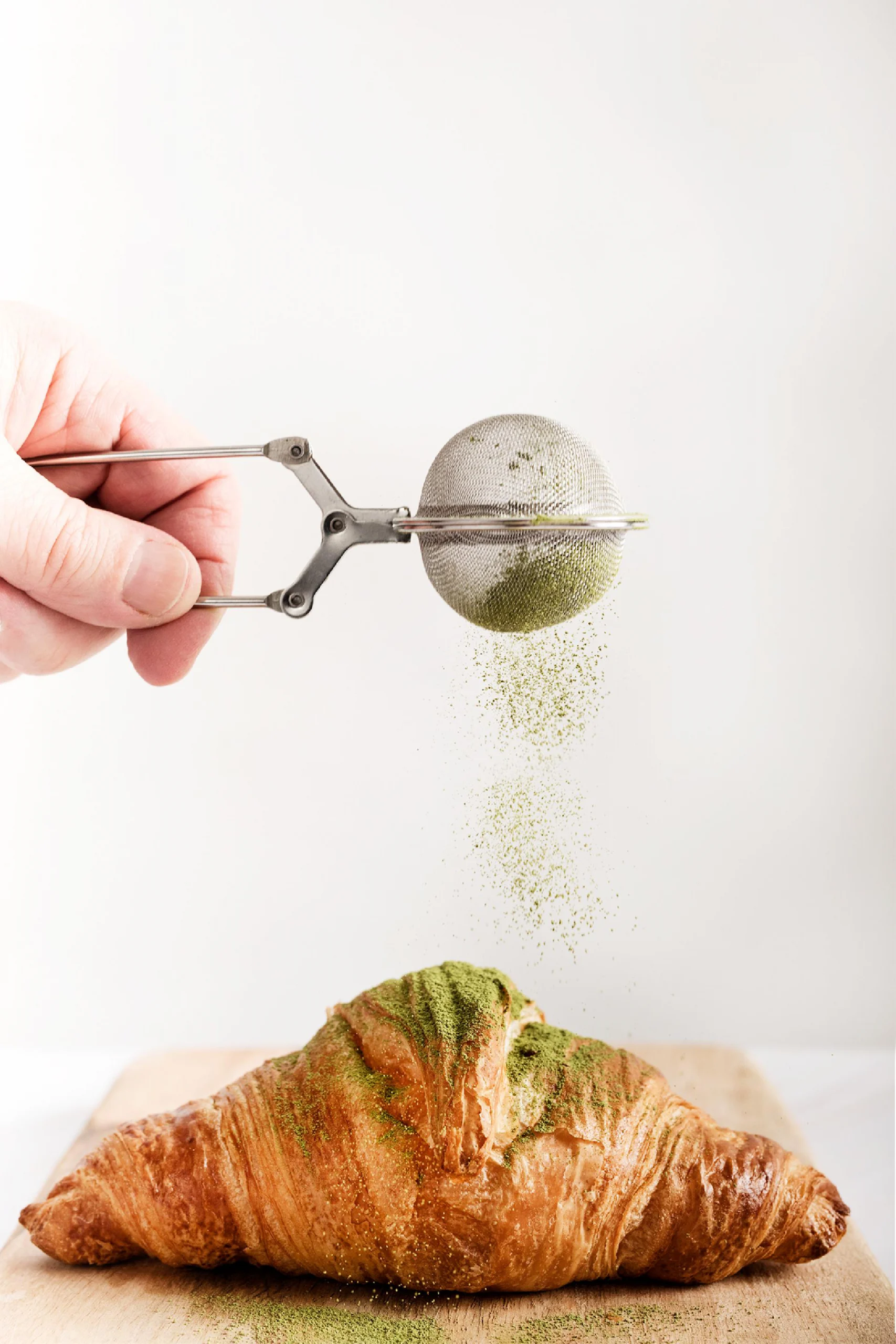 Croissant con matcha